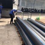 Ống Nhựa HDPE Hoa Sen chuẩn bị được phân phối đến dự án ở Bình Dương.