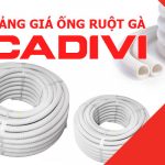 [Bảng Giá] Ống Nhựa Mềm uPVC Luồn Dây Điện CADIVI (Ruột Gà)