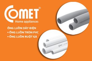 [Báo Giá] Ống Luồn Dây Điện PVC - Hãng COMET