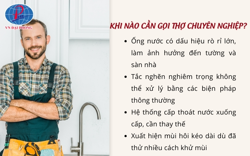 Khi nào cần gọi thợ chuyên nghiệp?