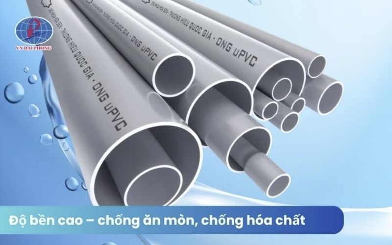 Độ bền cao – chống ăn mòn, chống hóa chất
